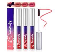 3 matite per labbra peel off, tinta per labbra, impermeabile, a lunga durata, altamente pigmentata, resistente alle sbavature, finitura opaca, vegana e cruelty-free