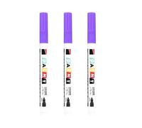 3 matite professionali da colorare, viola, 1 mm | Pennarello impermeabile e resistente all'olio per incisioni su roccia, disegni, scarabocchi, resistente alle intemperie