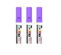 3 matite professionali da colorare, viola, 8 mm | Pennarello impermeabile e resistente all'olio per incisioni su roccia, disegni, scarabocchi, resistente alle intemperie