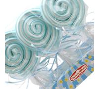 3 Maxi Roller Lecca Marshmallow Bianco e Azzurro 80 Grammi -Casa del Dolce-