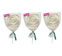 3 Maxi Roller Lecca Marshmallow Multicolore da 80 Grammi