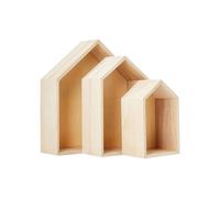 3 mensole casa in legno