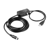3 meters Black USB to RS422 PLC Programming Cable for Mitsubishi USB-SC09 FX