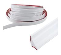 3 metri di grandi dimensioni quadrante in PVC, modanatura autoadesiva per pareti angolari da parete per casa decorazione d'angolo, striscia laminata per pavimenti e bordi (19 x 13 mm)