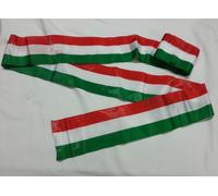 3 METRI NASTRO TRICOLORE PER FASCIA DA SINDACO ALTEZZA CM 10 FESTE INAUGURAZIONI