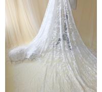 3 Metri Pizzo Chantilly A Fiori Tulle Corti Da Festa Tessuto In Pizzo