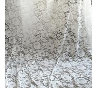 3 Metri Pizzo Chantilly Tessuto Cordonato Fiore Morbido Ciglia Da Sposa