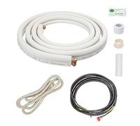 3 metri Tubo in rame per climatizzatore 1/4" & 3/8" Pezzo di Climatizzazione Split con Bobina Isolante Cavo HVAC Canalizzazioni Costumi o Complet