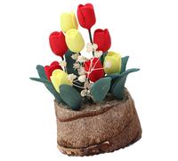 3 Mini Accessorio Decorativo In Vaso Bonsai