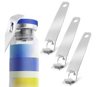 3 mini apribottiglie, strumento manuale per aprire bottiglie di birra in acciaio inox, strumento multifunzione per la rimozione di bottiglie di birra, piccolo gadget per infermieri, farmacie/uso