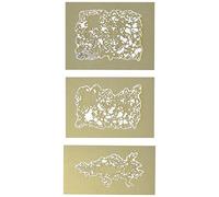 3 Mini stencils aerografo Artool "Texture FX" Mini Series
