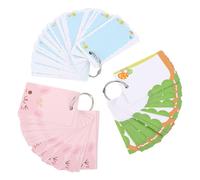 3 mit Cartoon-Lernkarten, Wort- und Notizkarten, Lehrmittel