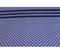 3 MM Bianco a Pois (Pin Macchie) Su 100% Cotone Tessuto - Diversi Colori