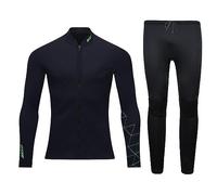 3 Mm in Neoprene Muta A Due Pezzi, Tuta Per Immersioni Da Bodyboarding Surf in Neoprene Per Uomini Donne Snorkeling Subacqueo Immersioni, Mantieni La Protezione Calda E UV,Men,4XL