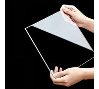 3 mm Policarbonato Trasparente Pannelli PVC per Esterno Onduline per Coperture Tettoie Facile da Pulire per Insegne ed Esposizioni Esterne(90x400cm/2.95x13.1ft)