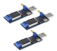 3 moduli di alimentazione DC-DC Step Up Down, USB da 5 V a 3,3 V/9 V/12 V/24 V