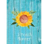 3 month planner: The perfect planner for the next 90 days featuring daily schedule, notes and dot grid
