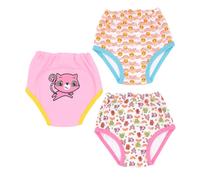 3 Mutandine Bambina Impermeabili Riutilizzabili per Potty Training - Cotone ELLE