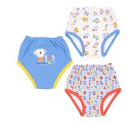 3 Mutandine Bambino Impermeabili Riutilizzabili per Potty Training - Cotone ELLE