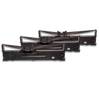 3 nastro inchiostrato per Epson LQ 630 LQ 630 Serie LQ 630 S LQ 635 LQ 630K nero