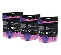 3 Nero Compatibili Cartucce d'inchiostro per Brother LC-900 DCP-110C 115C 117C 120C 310C 310CN 315CN 340CW Fax-1840C 1940CN 2240C MFC-210C 215C 3240C 410CN 425CN 5440CN 5840CN 640CW 820CW