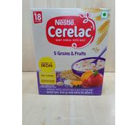 3 Nestle Cerelac 5 cereali e frutta cereali (300 g, 18+ mesi) scadenza 27...