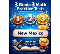 3 New Mexico NM-MSSA Grade 3 Math Practice Tests: Full-Length Test Prep with Detailed Answer Explanations