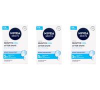 (3) NIVEA MEN SENSITIVE COOL AFTER SHAVE LOTION 100ML 3X100ML SPEDIZIONE GRAT...
