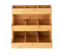 3 Niveles Estacionamiento De Madera Para Mujeres Menores De La Cocina CHOCE HOME PANTRY PANTAL | Organizador De Soporte De Bolsas De Té, Soporte De Almacenamiento De Organizador De Bolsas De Té