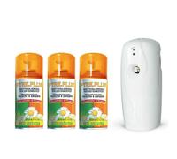 3 o 6 INSETTICIDA MOSCHE E ZANZARE SPRAY 250ml + DIFFUSORE PYREPLUS