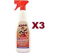 3 OLE' RESSENZA BORDEAUX PROFUMA DEODORA IGIENIZZA DETERGE SPOLVERA SPRAY 750ML