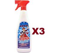 3 OLE' RESSENZA SAPPHIRE PROFUMA DEODORA IGIENIZZA DETERGE SPOLVERA SPRAY 750ML
