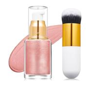 3. Olio illuminante per viso e corpo per occasioni speciali, leggero, illuminante con scintille costruibili, per tutti i tipi di pelle, 24H Glow Shimmering Body Oil