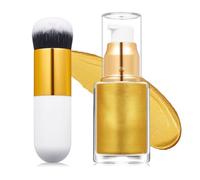 3. Olio illuminante per viso e corpo per occasioni speciali, leggero, illuminante con scintille costruibili, per tutti i tipi di pelle, 24H Glow Shimmering Body Oil