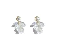 3 orecchini floreali in stile vintage, materiali misti, accessori alla moda per donne e ragazze, per tutte le occasioni, orecchini vintage con perle, One Size, come descritto, come descritto
