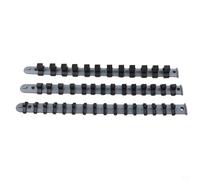 3 organizer per guide a bussola per prese da 1/4 3/8 1/2 pollici, in plastica, per officina e gestione degli attrezzi da garage (1-4)