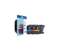 3 ORIGINALI BROTHER LC123 C M Y PER MFC-J 6720DW 870DW 475DW 470DW 4410DW 245
