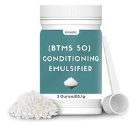 3 oz BTMS 50 Conditioning Emulsifier for Making Leave-in Conditioner, Premium BTMS 50 Conditioning Emulsifier Granules, Higher Activity than BTMS 25, Suitable for Making Lotions, Shampoos and More