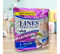 3 Pacchi (21 Mutandine tg.L) Lines Specialist Pants Lady Plus per Incontinenti