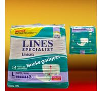 Lines Specialist Super Maxi Pannolini A Mutandina, 12 pezzi