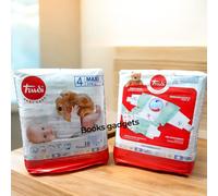 3 Pacchi (54 Pannolini) Trudi Baby Care Pannolino Unisex 4 Maxi (7/18 Kg)