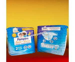3 Pacchi (63 Pannolini) Pannolino Pampers Sole e Luna Taglia 2 (3/6 Kg)