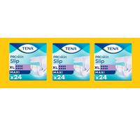 3 PACCHI DI TENA SLIP MAXI TG. XL DA 24 PEZZI (72 SLIP)