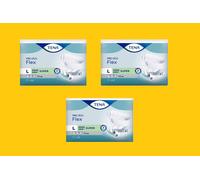 3 PACCHI TENA FLEX SUPER TG. L DA 30 PEZZI PANNOLONE A CINTURA (90 FLEX)