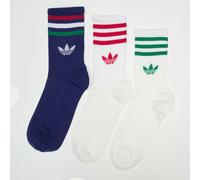 Adidas Mid Cut Crew 3 Pack Unisex - Calze Blu - Taglia 40-42 Blue 40-42
