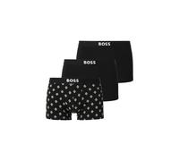 Hugo - Trunk 3P One D - - Underwear - Uomo - Nero - L