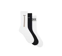 3-Pack Calze Uomo Boss Multic. beige/nero/bianco