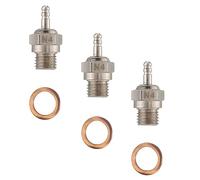 3-PACK Candeletta Hot Spark N4 No.4 70117 Compatibile con Kyosho HSP HPI Redcat 1/8 1/10 RC Nitro Motori Auto Camion Buggy