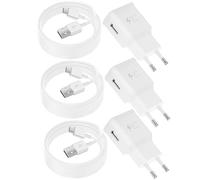 (3-Pack) Caricabatterie Rapido Tipo C Caricatore per Samsung Galaxy A15 A14 A13 A04s A05s A71 A55 A54 A53 A42 A35 A34 A33 A25 A23 M53 M34 M13 S8 S9 S10 S20 Plus, Caricatore Veloce con 1,5M Cavo