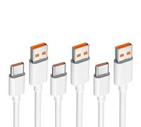 3 Pack Cavi USB C 1,5M da 120W, Cavo USB Type-C per Ricarica Rapida, (Compatibile con 33W/67W) Per Xiaomi Redmi Note 14/13/12/11s/11/13 Pro/8 9 Pro 9T; Xiaomi mi 13/14/12T/11T Pro/11 Lite/10T/10/12